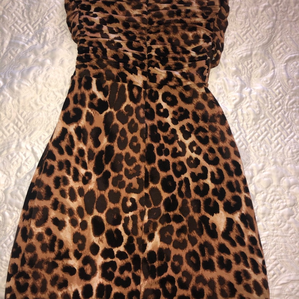 Express leopard dress